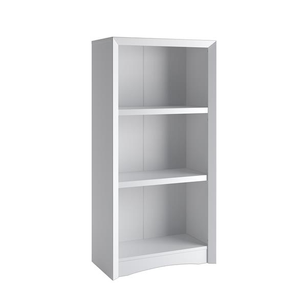 Corliving Quadra Tall Bookcase 24 X 47, Tall White Bookcase With Doors Canada