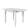 CorLiving Dillon Extendable White with Two 8-in Leaves Dining Table