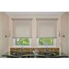 Sun Glow 55-in x 72-in Brown Chainless Woven Roller Shade With Valance