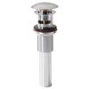Decolav Polished Chrome Push Button Drain with Overflow
