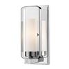 Z-Lite Aideen 10.25-in x 4.50-in x 4-in Light Chrome Wall Sconce