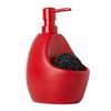 Umbra Joey Red Soap Pump With Scrubby Holder