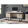 Monarch  60-in Taupe Reclaimed Wood Computer Desk