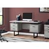 Monarch  60-in Grey Reclaimed Wood Computer Desk