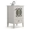 Simpli Home Paige 20-in Off-White Vanity with Sink