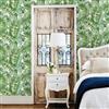 A-Street Prints 57 sq ft Green Alfresco Palm Leaf Wallpaper