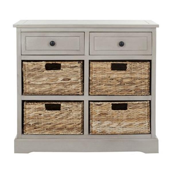 Color : 1 Drawer, Size : Grey+amp; Oak ADHW Arlington Console Table 1 2 3 Drawer Hallway Shelf Storage Modern Furniture Unit