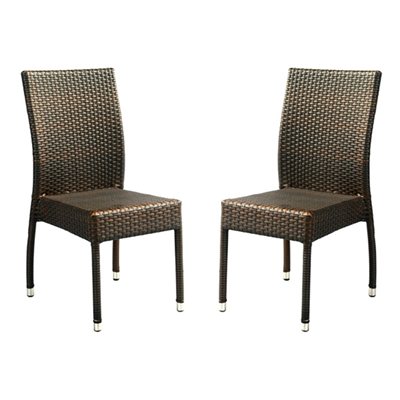 Image of Safavieh PAT1015A-SET2 New Castle Indoor/Outdoor Side Chair