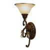 Artcraft Lighting Florence 8-in W 1-Light Oil rubbed bronze Arm Wall Sconce