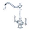 Pioneer Industries Americana Polished Chrome 13.25-in Lever-Handle Deck Mount High-Arc Kitchen Faucet
