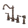 Pioneer Industries Americana Oil-Rubbed Bronze 12.50-in Lever-Handle Deck Mount High-Arc Kitchen Faucet
