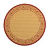 Safavieh CY2099-3701 Courtyard Area Rug, Natural / Red,CY209