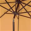 Safavieh Zimmerman 9-ft Yellow Drape Crank & Tilt Patio Umbrella