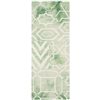 Safavieh Dip Dye Hand-Tufted Wool Green and Ivory Area Rug - 2-ft x 10-ft