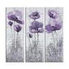 Safavieh 47.20-in x 47.20-in Purple Poppy Wall Art