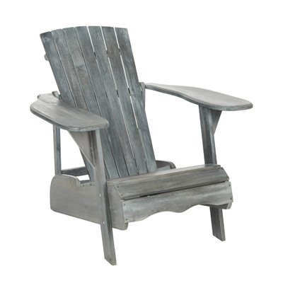 Image of Safavieh 32.7-in x 37.4-in Ash Grey Mopani Chair