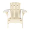 Safavieh 32.7-in x 37.4-in Off-White Mopani Chair