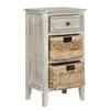 Safavieh Everly 27.5-in Winter Melody Drawer Side Table