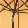 Safavieh Elegant 9-ft Yellow Drape Auto Tilt Patio Umbrella