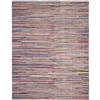 Safavieh Rag Rug 8-ft x 10-ft Ivory Multicolor Rectangular Striped Woven Area Rug