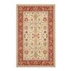 Safavieh Chelsea 4-ft x 6-ft Ivory and Red Rectangular Floral Hooked Area Rug