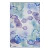 Safavieh Paint Brush 9-ft x 6.58-ft Blue and Lavender Indoor Area Rug