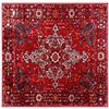 Safavieh Vintage Hamadan 6.58-ft x 6,58-ft Red and Multicolour Indoor Area Rug