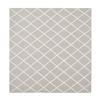 Safavieh Dhurries 6-ft x 6-ft Flat Weave Grey and Ivory Area Rug