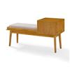 Crosley Furniture Landon 24.75-in x 46.5-in Acorn Indoor Accent Bench