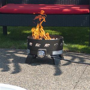 Black Propane Fire Pit, Are Propane Fire Pits Legal In Ontario