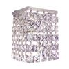 Classic Lighting Bedazzle 4.5-in W 1-Light Chrome Crystal Pocket Wall Sconce