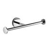 WS Bath Collections Duemila Polished Chrome Wall Mount Single Post Toilet Paper Holder