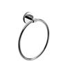 WS Bath Collections Duemila Polished Chrome Wall-Mount Towel Ring