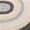Colonial Mills Brooklyn 4-ft x 4-ft Slate round Indoor/Outdoor Handcrafted Area Rug