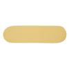 Colonial Mills Boca Raton 8-in x 28-in Oval Pale Banana Stair Tread Mat - 13/pack