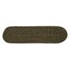 Colonial Mills Hawyard 8-in x 28-in Olive Oval Stair Tread Mat - 13/pack