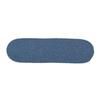 Colonial Mills Bristol 8-in x 28-in Federal Blue Oval Stair Tread Mat - 13/pack