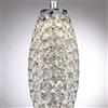 Quoizel Platinum Collection Infinity 4-in Polished Chrome Glamorous LED Mini Pendant Lighting