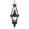 Quoizel Devon 11-in Imperial Bronze Clear Glass Traditional Lantern Pendant Lighting