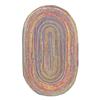 nuLOOM 5-ft x 8-ft Handcrafted Multi-colour Aleen Indoor Oval Area Rug