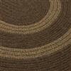 Colonial Mills Graywood 4-ft x 6-ft Brown Oval Indoor Handcrafted Area Rug