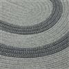 Colonial Mills Graywood 3-ft x 5-ft Gray Round Area Rug