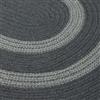 Colonial Mills Graywood 3-ft x 4-ft Charcoal Round Area Rug