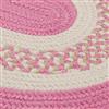 Colonial Mills Flowers Bay 2-ft x 10-ft Pink Oval Area Rug