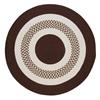 Colonial Mills Flowers Bay 8-ft x 8-ft Brown Round Area Rug
