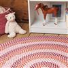 Colonial Mills Carousel 4-ft Ruby Pop Round Area Rug