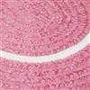 Colonial Mills Silhouette 5-ft x 8-ft Oval Runner Indoor Pink Area Rug