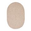 Colonial Mills Confetti 7-ft x 9-ft Natural Oval Area Rug