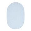 Colonial Mills Confetti 2-ft x 10-ft Sky Blue Oval Runner