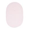 Colonial Mills Confetti 7-ft x 9-ft Blush Pink Oval Area Rug